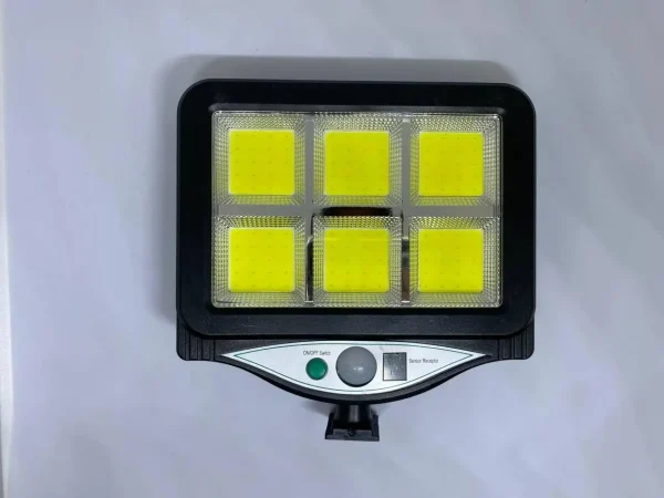 SL-F120 Kültéri COB LED napelemes fali lámpa, mozgásérzékelővel (BBL)