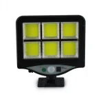 SL-F120 Kültéri COB LED napelemes fali lámpa, mozgásérzékelővel (BBL)