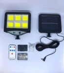 SL-F120 Kültéri COB LED napelemes fali lámpa, mozgásérzékelővel (BBL)