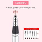 SML master nails pofesszionális elektromos csiszológép pedállal – tökéletes körömápolás rosegold színben (BBV)