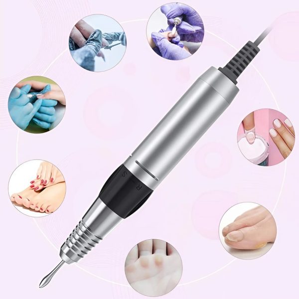 SML master nails pofesszionális elektromos csiszológép pedállal – tökéletes körömápolás rosegold színben (BBV)