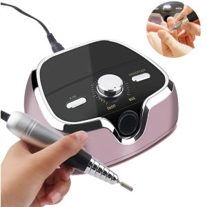 SML master nails pofesszionális elektromos csiszológép pedállal – tökéletes körömápolás rosegold színben (BBV)