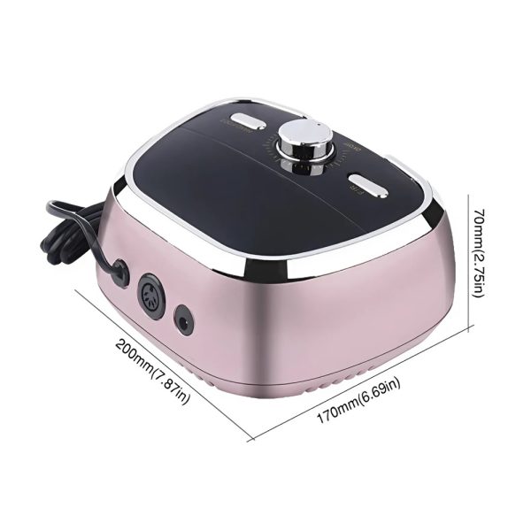 SML master nails pofesszionális elektromos csiszológép pedállal – tökéletes körömápolás rosegold színben (BBV)