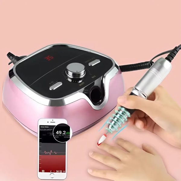 SML master nails pofesszionális elektromos csiszológép pedállal – tökéletes körömápolás rosegold színben (BBV)