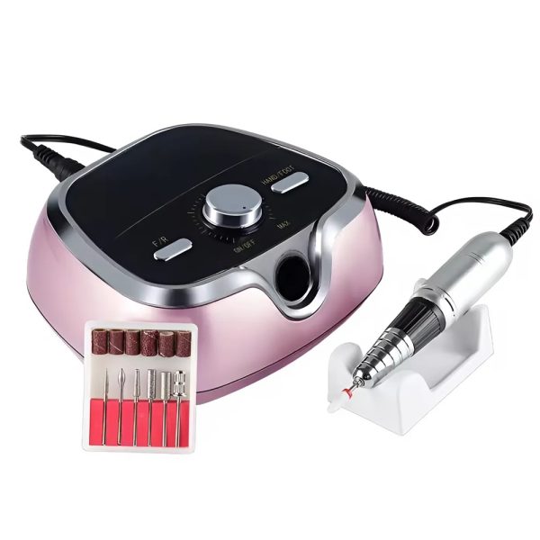 SML master nails pofesszionális elektromos csiszológép pedállal – tökéletes körömápolás rosegold színben (BBV)