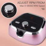 SML master nails pofesszionális elektromos csiszológép pedállal – tökéletes körömápolás rosegold színben (BBV)