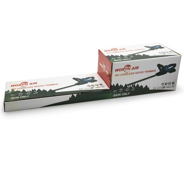 Akkumulátoros sövényvágó - biztonsági fékkel és ütközésgátlóval felszerelt, 6000 mAh, 36V (BBV)