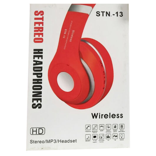 STN13-16 Bluetooth sztereó fejhallgató - WMA/MP3 zenelejátszással és telefonhívási funkcióval (BBV) (THM) (BBD)