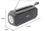 SY-968 bluetooth hangszóró zseblámpa funkcióval és telefontartóval (BBV)