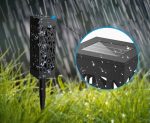 Solar 6 db-os kültéri, modern és stílusos napelemes leszúrható kerti hangulat lámpa (THM)