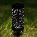 Solar 6 db-os kültéri, modern és stílusos napelemes leszúrható kerti hangulat lámpa (THM)