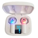 Sound-Luxe – Vezeték nélküli Bluetooth sztereó fülhallgató, beépített mikrofonnal, LED kijelzővel, vízálló, töltő dokkolóval TWS-320 (BBV)