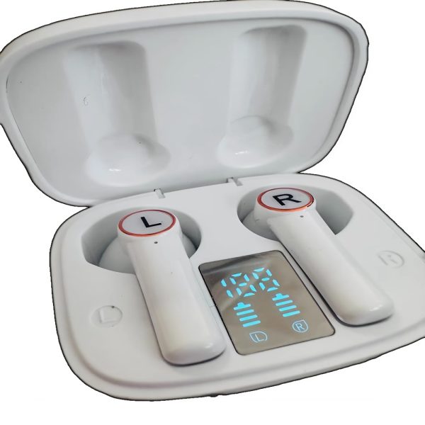 Sound-Luxe – Vezeték nélküli Bluetooth sztereó fülhallgató, beépített mikrofonnal, LED kijelzővel, vízálló, töltő dokkolóval TWS-320 (BBV)