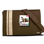 Speedlink prémium laptop táska – 16,4 hüvelykes (41,6 cm) készülékekhez, elegáns barna-bézs kivitelben SL-6056-BWBG (BBA)