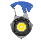 Strapabíró többfunkciós kemping zseblámpa, ABS/alumínium, sos led, 800 lumen (BBV)