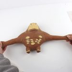 Gorilla formájú, nyomkodható, stressz csökkentő játék gumiból (BBJ)