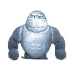 Gorilla formájú, nyomkodható, stressz csökkentő játék gumiból (BBJ)