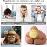 Gorilla formájú, nyomkodható, stressz csökkentő játék gumiból (BBJ)