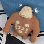 Gorilla formájú, nyomkodható, stressz csökkentő játék gumiból (BBJ)