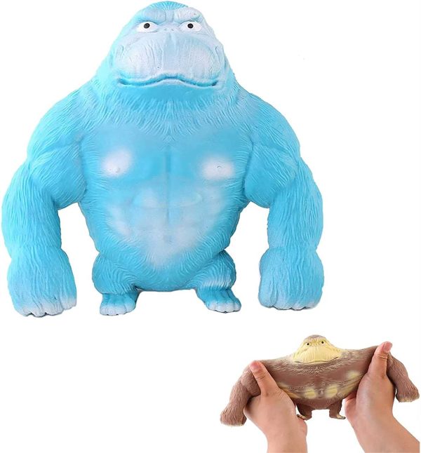 Gorilla formájú, nyomkodható, stressz csökkentő játék gumiból (BBJ)