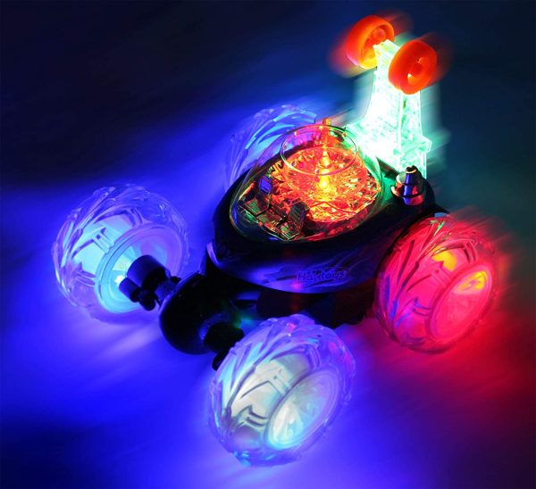 Stunt Dumper LED 1:24 Trükkös távirányítós autó (BBJ)