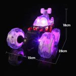 Stunt Dumper LED 1:24 Trükkös távirányítós autó (BBJ)