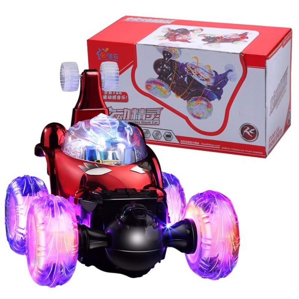 Stunt Dumper LED 1:24 Trükkös távirányítós autó (BBJ)