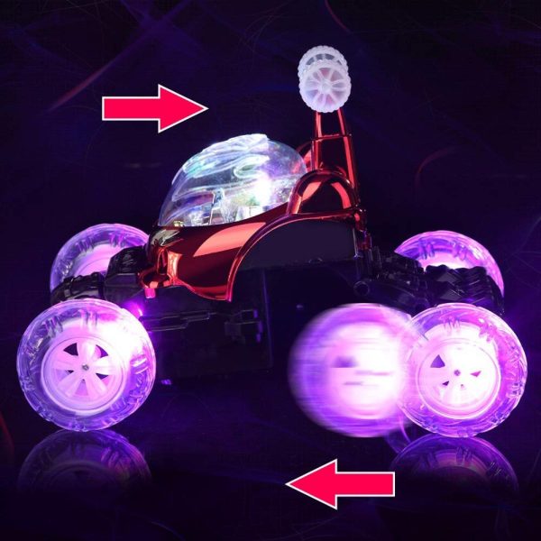 Stunt Dumper LED 1:24 Trükkös távirányítós autó (BBJ)