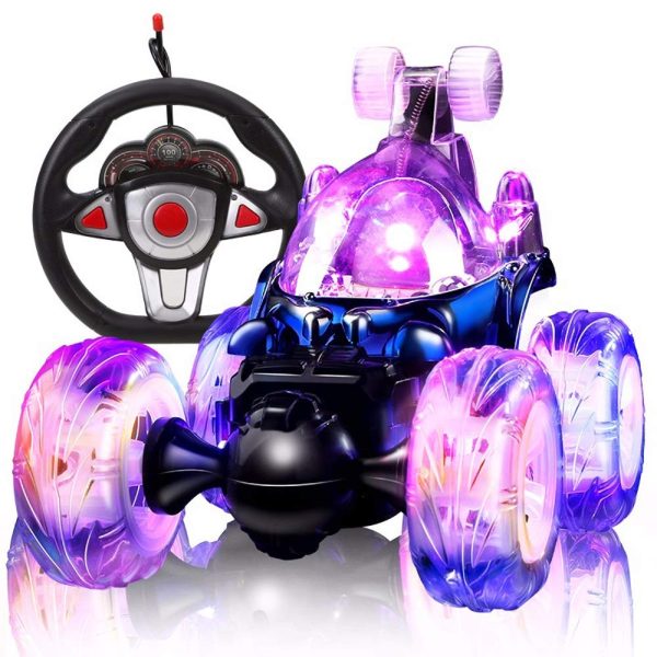 Stunt Dumper LED 1:24 Trükkös távirányítós autó (BBJ)