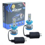 Super White canbus H7 LED fényszóró szett - 1 pár, 200W (THM)