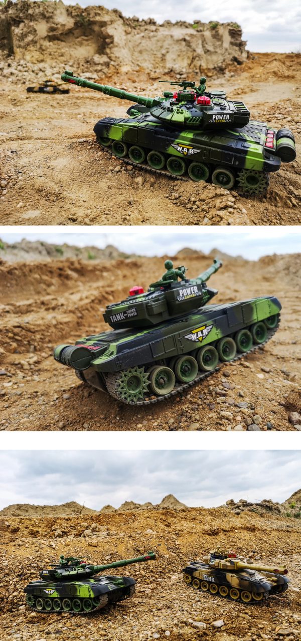 Nagyméretű távirányítós AKKUS tank KING OF TANKS RC (BBJ)