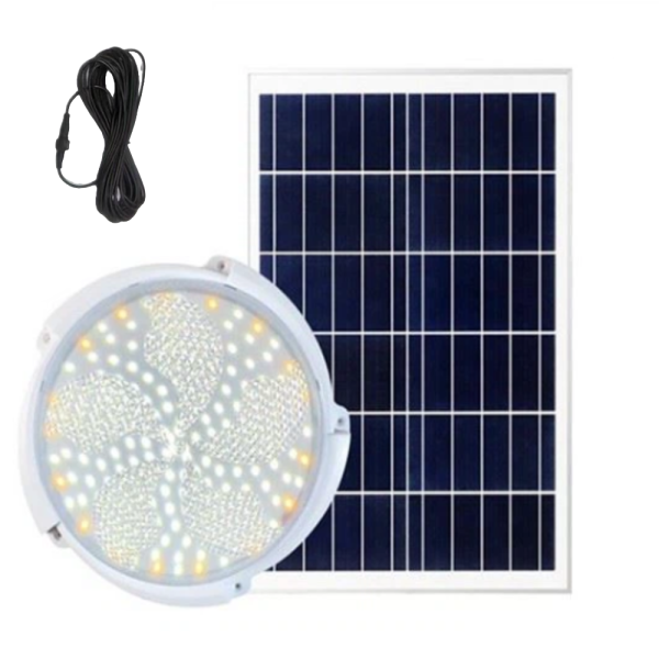 THO napelemes kör alakú vízálló kültéri veranda mennyezeti lámpa SCL-100W (BBD) (BBJH)