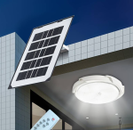 THO napelemes kör alakú vízálló kültéri veranda mennyezeti lámpa SCL-100W (BBD) (BBJH)