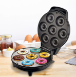 Tapadásmentes, elektromos fánkkészítő - mini kerek gömbgyűrűs fánkkészítő gép 7 db fánkhoz (BBM)