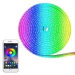 Telefonról vezérelhető 5 méteres NEON jellegű flexibilis LED fény szalag - fénycsík (BBV)