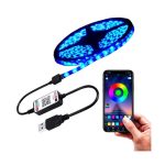 Okos bluetooth LED szalag mobiltelefonos távirányítással - TV háttérvilágítás - 5 méter (BBV)
