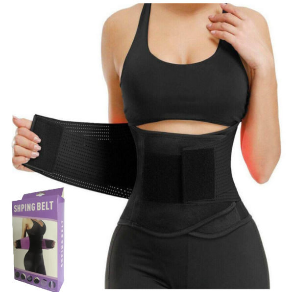 Testtartást javító és alakformáló, derék karcsúsító öv neoprén anyagból L-XL méret (BBM)(FX)