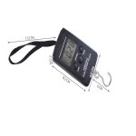 Többfunkciós, hordozható - digitális LED függőmérleg háttérvilágítással - 40 kg-ig (BBV)