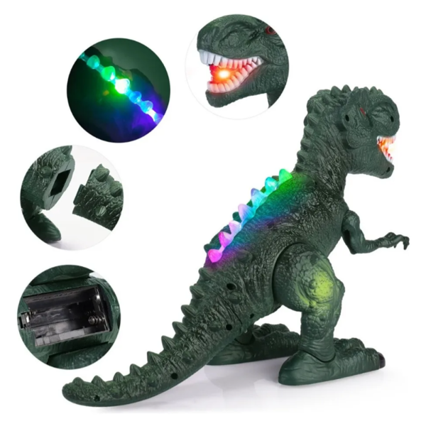 Tyrannosaurus Rex interaktív játékfigura – 30 cm-es mozgó dinoszaurusz hang- és fényhatásokkal (BBJ)