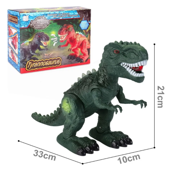 Tyrannosaurus Rex interaktív játékfigura – 30 cm-es mozgó dinoszaurusz hang- és fényhatásokkal (BBJ)