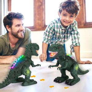 Tyrannosaurus Rex interaktív játékfigura – 30 cm-es mozgó dinoszaurusz hang- és fényhatásokkal (BBJ)14