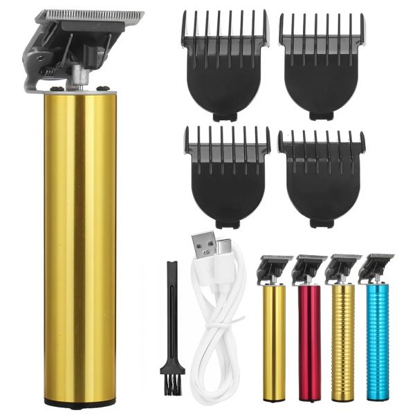 USB újratölthető elektromos hajvágó – 1500mA teljesítményű professzionális hajvágógép, 4 cserélhető fejjel WA-T780 (BBV)