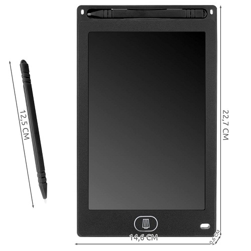 Ultravékony, strapabíró LCD rajztábla, írótábla 8.5" méret, hozzá tartozó tollal (BBJ)