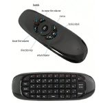 Univerzális vezeték nélküli mini billentyűzet és egér távirányító – tökéletes megoldás TV-hez és okos eszközökhöz (THM) (BBV)