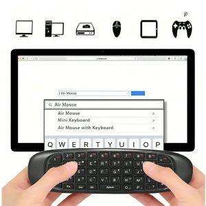 Univerzális vezeték nélküli mini billentyűzet és egér távirányító – tökéletes megoldás TV-hez és okos eszközökhöz 4
