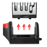 Univerzális 4 az 1-ben kézi késélező – minden konyhakéshez és ollóhoz (BBM)