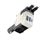 Univerzális autós gyorstöltő 66W – 4 az 1-ben töltő, kihúzható kábelek, USB, Type-C és iPhone csatlakozóval, intelligens védelemmel (BBD)