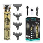 VGR-V85 gravírozott hajnyíró titánium pengével, cserélhető precíziós vágó fejekkel (BBV)