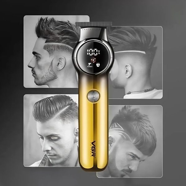 VGR-V989 Professzionális elektromos hajvágó - akkumulátoros férfi hajvágó kiemelkedő teljesítménnyel (BBD) (BBV)