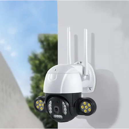 Vezeték nélküli VRT-C28 Wifi Smart kültéri, éjjellátó, vízálló kamera - távolról vezérelhető (BBV)